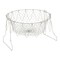 Deep Fry Chef Basket, Stainless Steel Extendable Foldable Strainer Colander for Frying, Steaming, Straining, Rinsing (9 In)